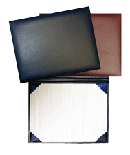 black and  Burgundy junior size diploma covers