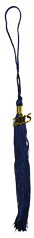 Navy Blue Colored Tassels