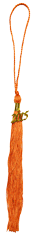 Orange Colored Tassels
