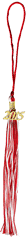 2015 white & red tassels