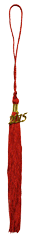 Red Colored Tassels